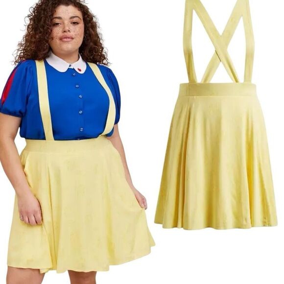 torrid Dresses & Skirts - Torrid Yellow Disney Snow White Stretch Challis Skirtall NWT